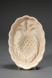 Queensware pineapple mould 1800 - courtesy Skinner Inc